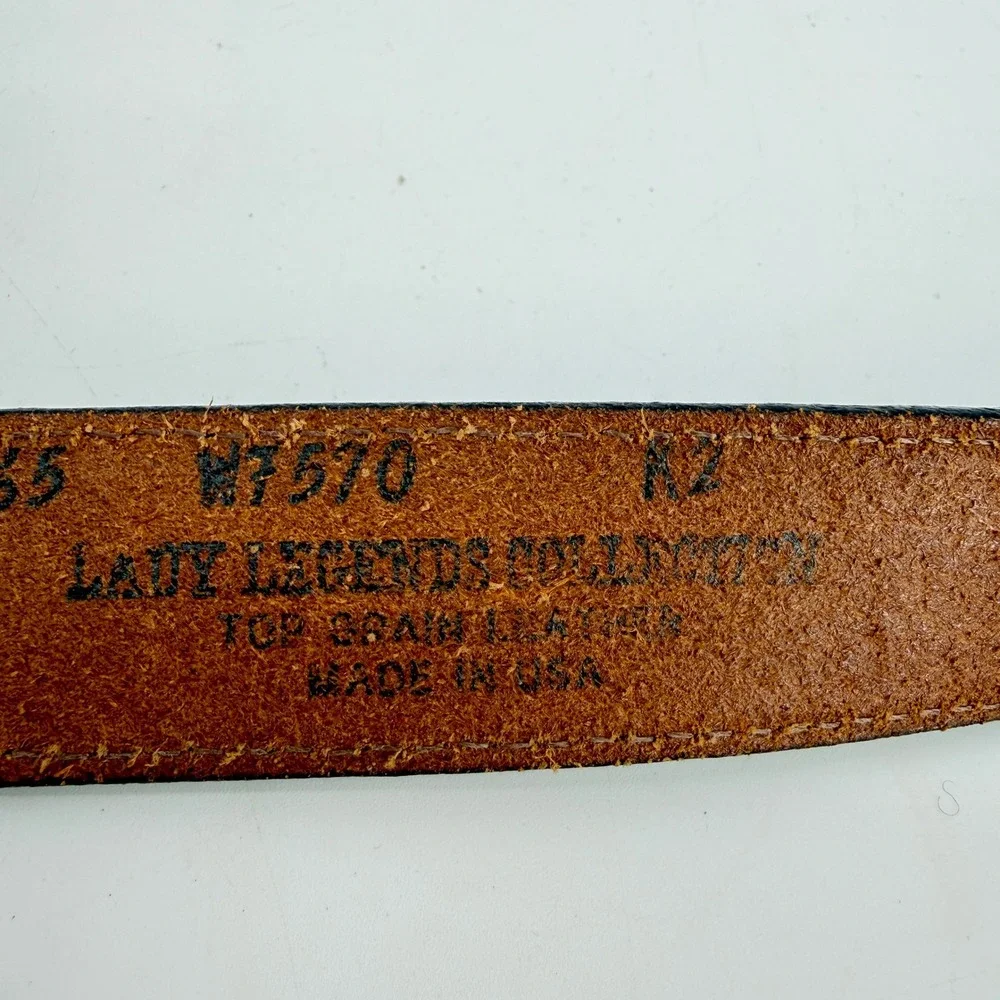 Lady Legends Western‎ Leather Belt Unisex 30